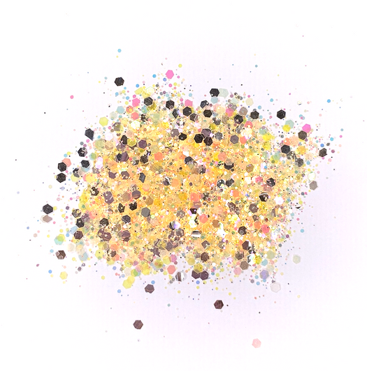 Pastel Glow Chunky Mix - Glow in the Dark Glitter - GlitterHippo.com