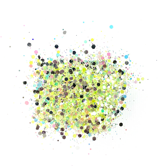 Pastel Glow Chunky Mix - Glow in the Dark Glitter - GlitterHippo.com