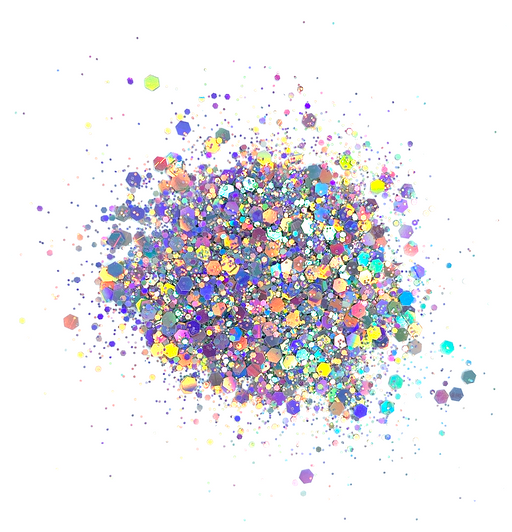 Holo Shift Mix Glitter - Skedaddle - Holographic Color Shifting Chunky Mix Glitter - Glitter for Resin, Glitter for Nails, Glitter for Tumblers, Glitter for Slime