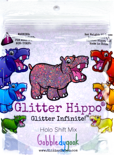 Holo Shift Mix Glitter - Gobbledygook - Holographic Color Shifting Chunky Mix Glitter - Glitter for Resin, Glitter for Nails, Glitter for Tumblers, Glitter for Slime