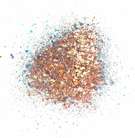 Iridescent Chunky Mix Glitter - Edison Lights - Warm Gold