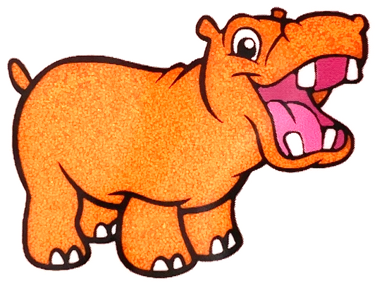 Crystal Glitter - Mandarin Garnet - Fine 1/128" Orange Glitter - GlitterHippo.com