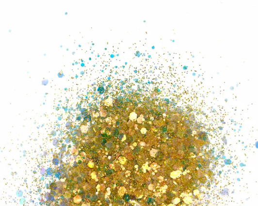 Iridescent Chunky Mix Glitter - Jackpot - Yellow Gold Glitter