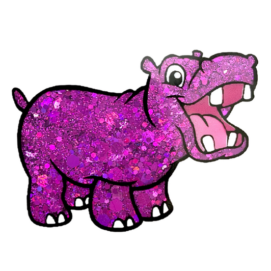Glitter Hippo