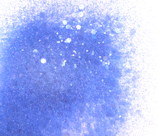 Cold Activated Color Changing Chunky Mix Glitter - Sky Blue