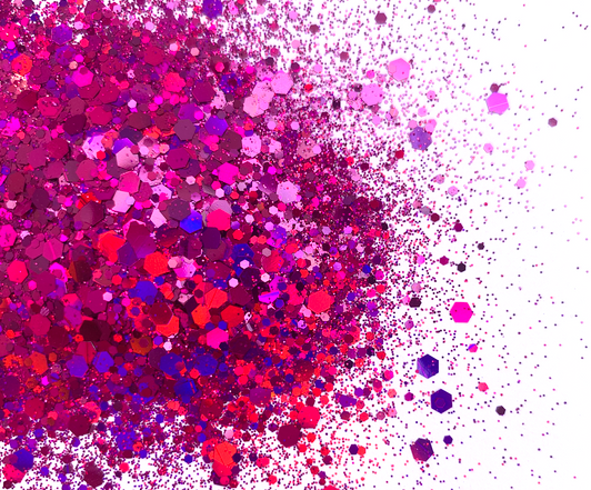Holographic Chunky Glitter Mix - Predict the Fuchsia - Magenta Holo Glitter