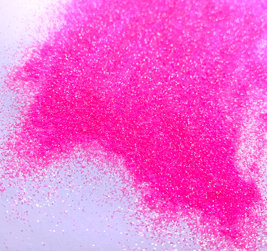 Fluorescent Glow Glitter - Hot Pink Floyd