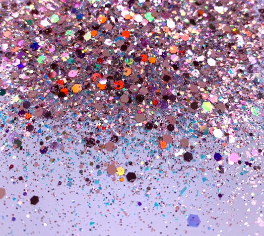 Gemstone Chunky Mix Glitter - Pink Sapphire
