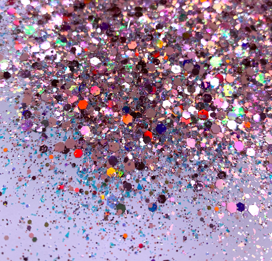 Gemstone Chunky Mix Glitter - Pink Sapphire