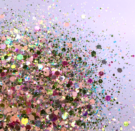 Gemstone Chunky Mix Glitter - Topaz