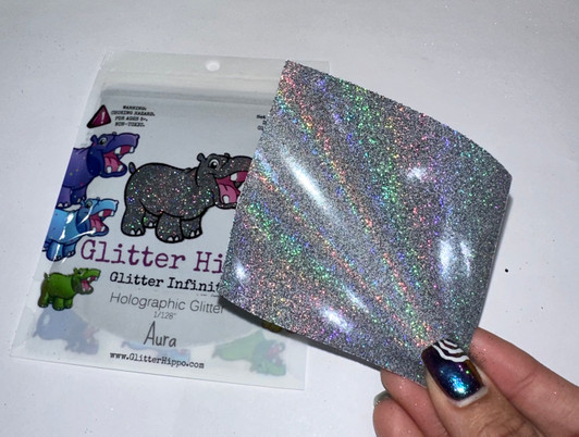 Holographic Glitter - Aura
Applied on White Surface