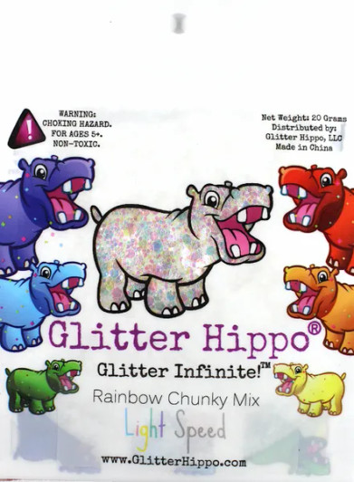 Rainbow Chunky Glitter - Light Speed