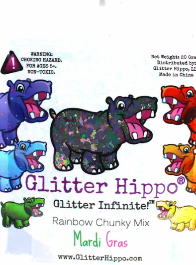 Rainbow Chunky Glitter - Mardi Gras