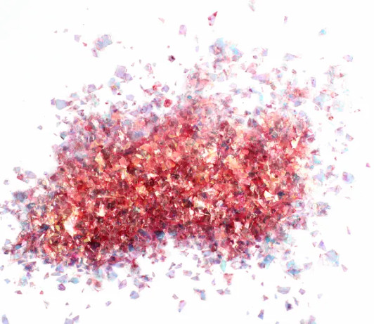 Iridescent Mylar Flakes - Rosewood - Glitter Hippo®