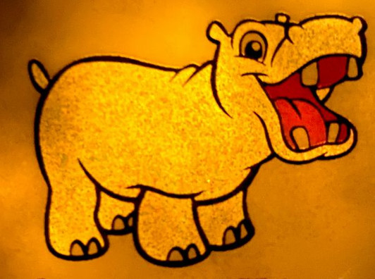 Orange Glow in the Dark Glitter