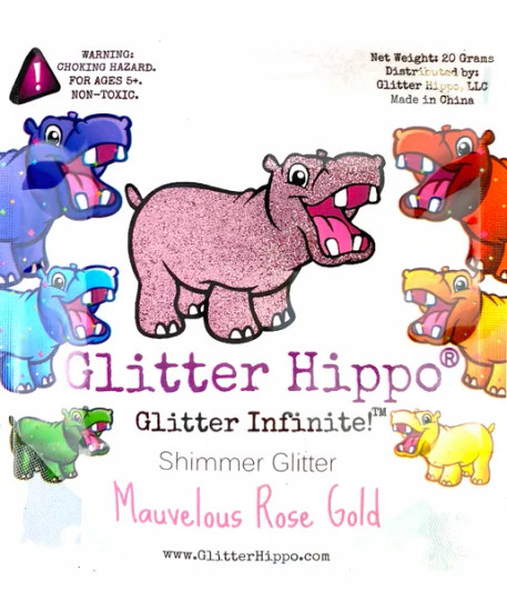 Shimmer Glitter - Mauvelous Rose Gold