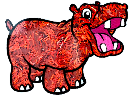 Glitter Hippo® Holographic Sprinkle Glitter - Strawberry Syrup - Red Holo Glitter