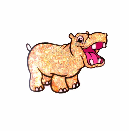 Neon Mylar Flakes - Orange Panic - Glitter Hippo®