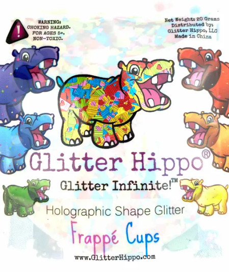 Holographic Shape Glitter - Frappé Cups  - Glitter Hippo®