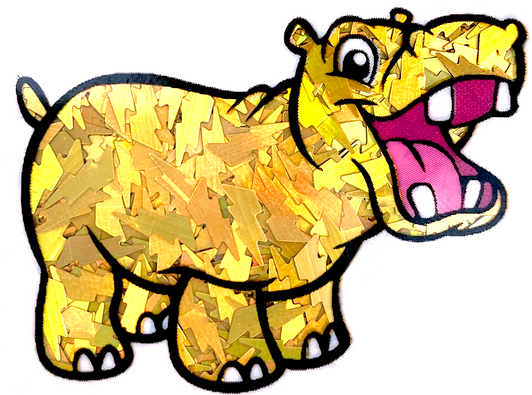 Holographic Lightning Glitter - Gold Lightning Bolts - Glitter Hippo