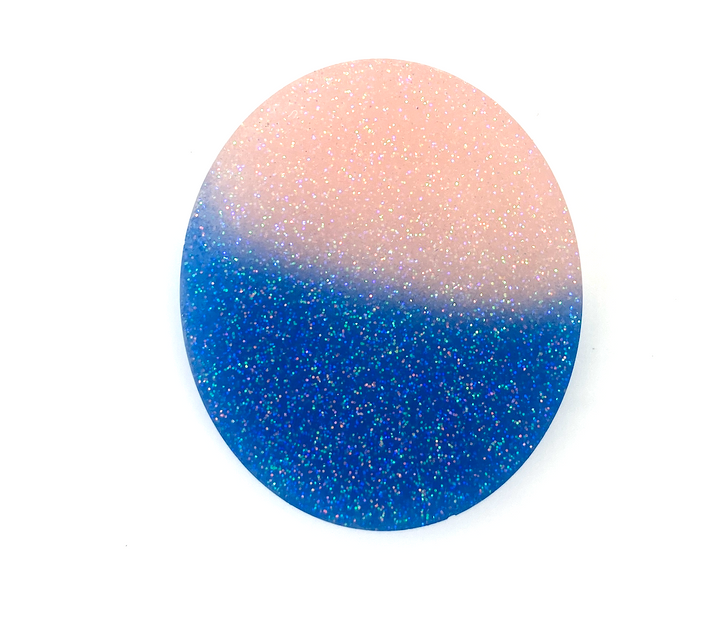 Cold Activated Thermal Glitter - Vanilla to Blue