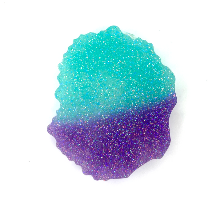 Cold Activated Thermal Glitter - Turquoise to Purple