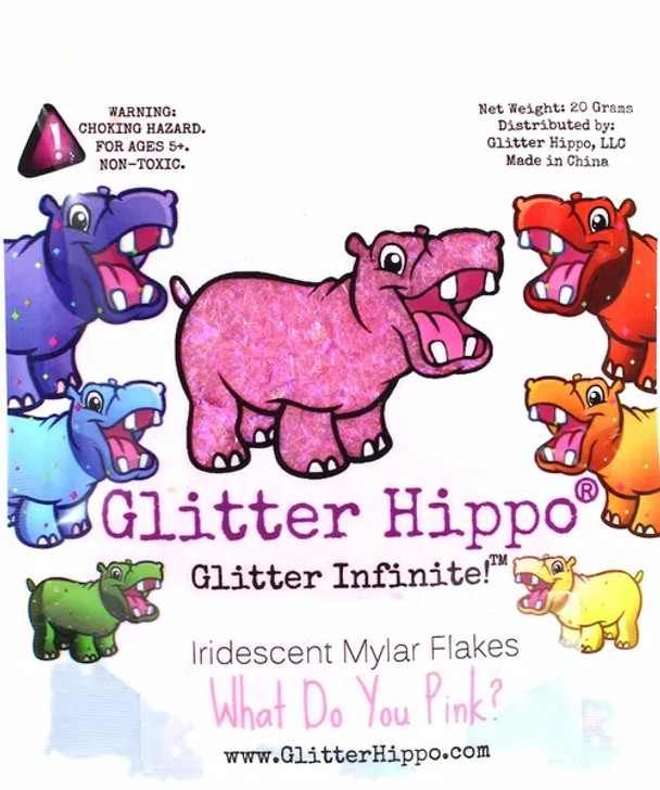 Iridescent Mylar Flakes - What Do You Pink? - Glitter Hippo®