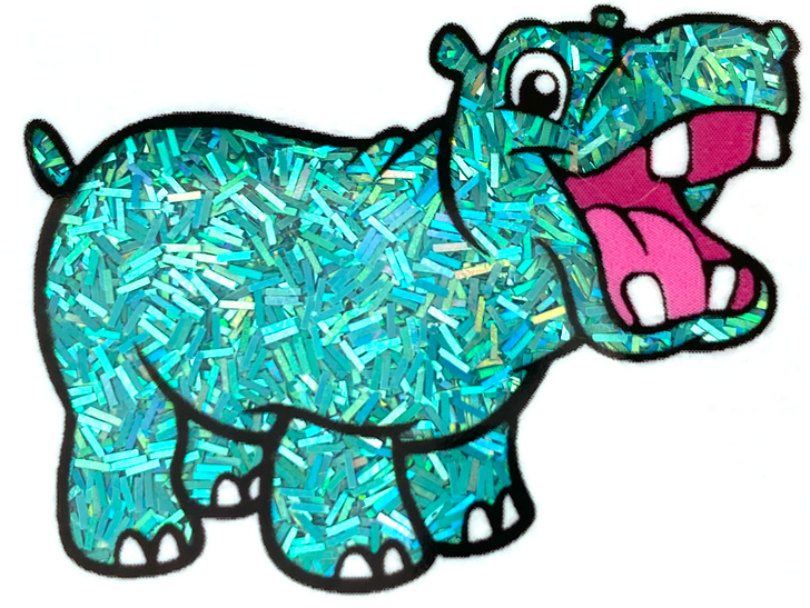 Glitter Hippo® Holographic Sprinkle Glitter - Frosty Frosting - Teal Turquoise Blue-Green Holo Glitter