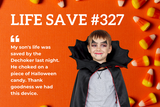 Child Chokes on Halloween Candy