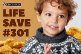 Life Save #301: Back pats don't work on 4-year-old!