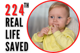 Dechoker® Saves Baby Boy from Choking on Apple Slices 
