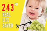 Toddler Saved with Dechoker® when she Choked on a Grape