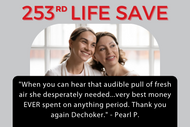 妈妈在第 253 期《生命救助》中获救