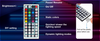 2-Pack 44 Key RGB LED Strip Light Remote Controller