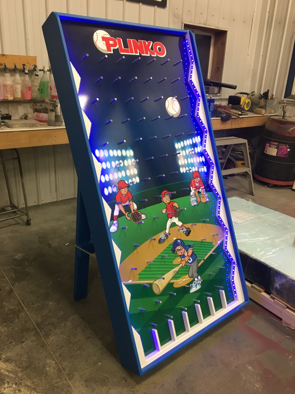 Blue Frame with White Bumpers