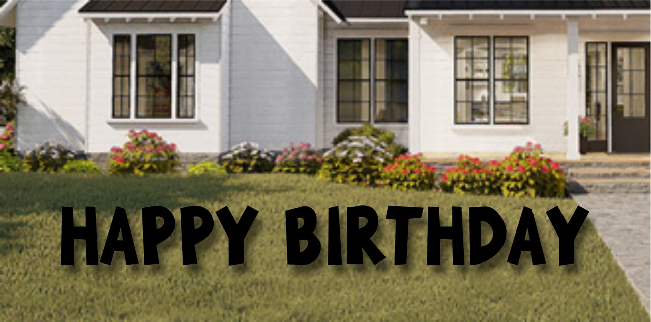 HAPPY BIRTHDAY 24" Yard Letters