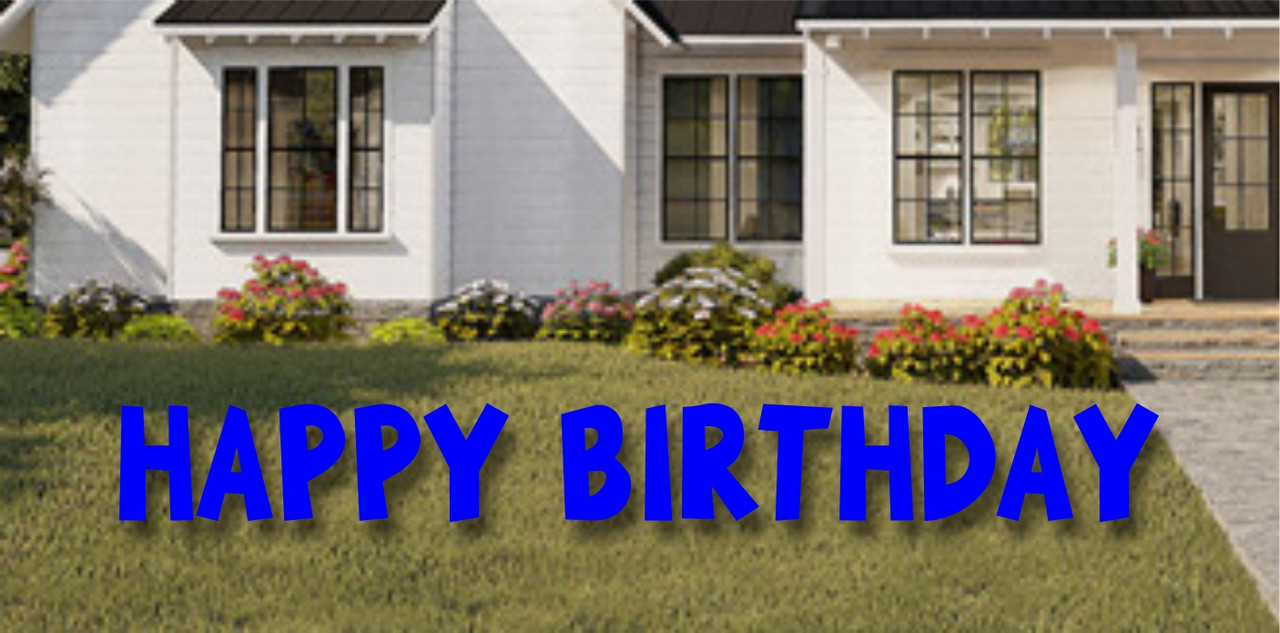 HAPPY BIRTHDAY 24" Yard Letters