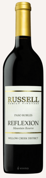 Russell Family Vineyards Reflexion Mountain Reserve  Red Blend Paso Robles 2018 750