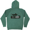 Aftco MFP4376 Pursuit Pullover Hoodie Forest - Back