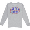 Aftco BT8425 Youth Champion LS T-Shirt GreyHeather - Back
