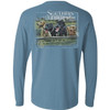 Southern Fried Cotton SFM30590 Boat Load of Dogs IceBlue - Back