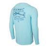 Pelagic LS Hood Vaportek Map Fish Tahiti Blue-Back