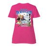 Frisco Rod & Gun Womens 3Dogs Short Sleeve Tee HotPink - Back