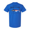 H300 Frisco Rod & Gun NC-Marlin Short Sleeve Pocket Tee Royal - Back