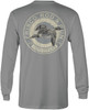 6014 Frisco Rod & Gun Format Pintail Long Sleeve Tee Grey - Back