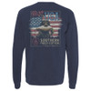 Southern Fried Cotton SFM32056  Born in the USA Long Sleeve Tee Denim - Back