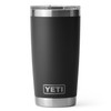 Yeti Rambler 20oz Tumbler with Magslider Lid Black