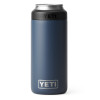 21070090037 Yeti Rambler 12oz Colster Slim Can Cooler Front - NC-Marlin - Navy