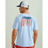 H1000496 Huk Mens Salute Short Sleeve Tee - Windsurfer