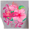 GHV55809-4SY1104 Guy Harvey Ladies Tropical Vibes Short Sleeve V-Neck T-Shirt
